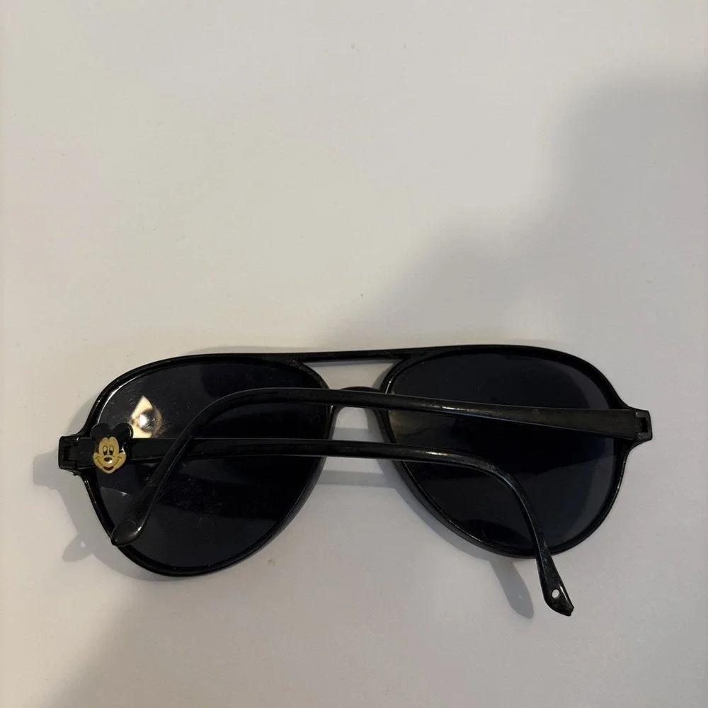 Vintage Walt Disney Co Mickey Mouse Aviator Kids Sunglasses Made In Mauritius